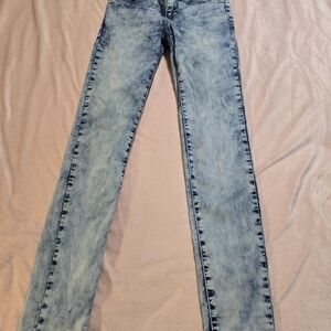 Garage Light Blue Straight Leg Jeans
